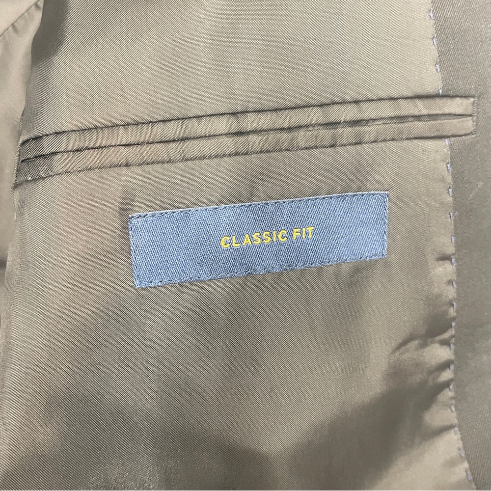 Stafford Classic Fit Black Men's Blazer size 42R - Picture 5 of 6